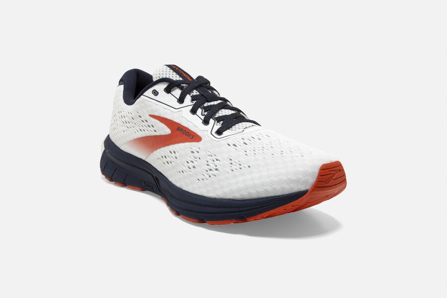 Brooks Anthem 3 Road Loopschoenen Heren - Wit/Rood - 753806ENY